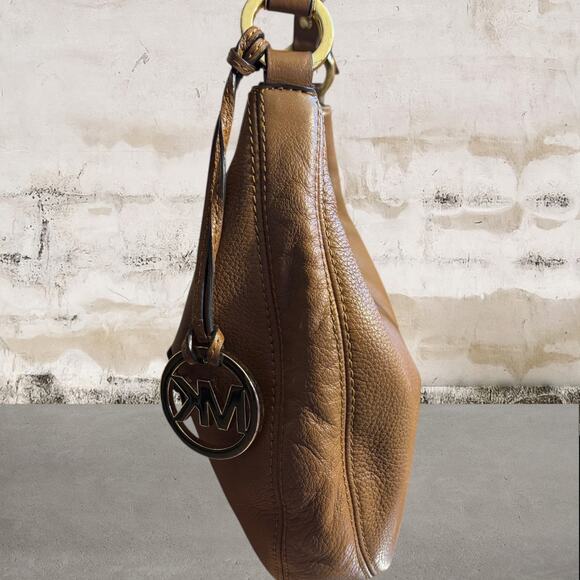 Michael Kors Rhea Hobo/Messenger Leather Bag and ID Card Holder - Picture 4 of 10